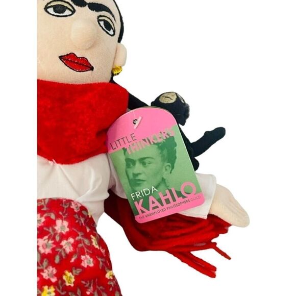 Frida Kahlo Hispanic Plush Doll Little Thinkers Unemployed Philosophers Guild - Picture 3 of 4